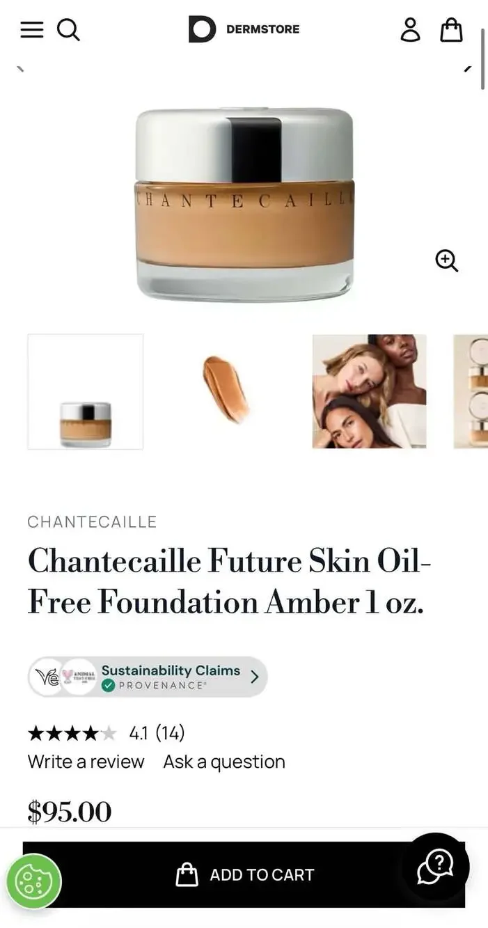 Chantecaille Future Skin Oil-Free Gel Foundation in Banana